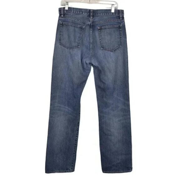 J. Crew Factory Vintage Slim Straight Blue Jeans Size 33x32 - Picture 2 of 6